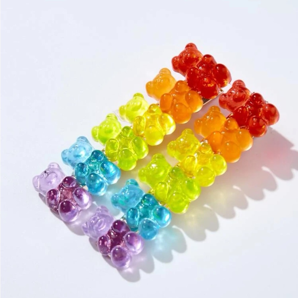 - Kawaii Bear Hair clip Set
